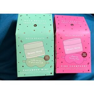 Lip Mask + Eye Mask Set Pink Champagne & cucumber